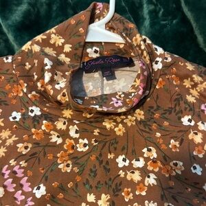 Floral Brown Sheila Rose Top